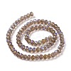 Electroplate Glass Beads Strands EGLA-A034-T2mm-L06-2
