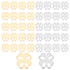 40Pcs 2 Colors 304 Stainless Steel Cabochons STAS-DC0001-21-1