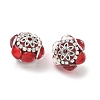 Acrylic Rhinestone Rondelle Beads CLAY-NH0003-02AS-02-2