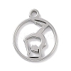 Non-Tarnish 304 Stainless Steel Charms STAS-K286-01L-P-1