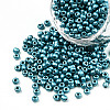 8/0 Baking Paint Glass Seed Beads SEED-R051-07B-02-1