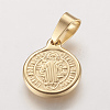 Ion Plating(IP) 304 Stainless Steel Pendants X-STAS-E117-02G-1