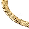 304 Stainless Steel Herringbone Chain Necklaces NJEW-P282-06G-3