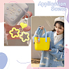 7Pcs 7 Colors Star & Heart Resin Pendant Decorations HJEW-SP0001-28-6