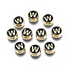 Alloy Enamel Beads ENAM-N052-006-02W-RS-1