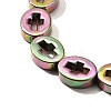 Electroplated Synthetic Non-magnetic Hematite Beads Strands G-L613-Z01-02J-3