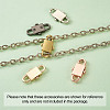 5 Colors Adjustable Alloy Chain Buckles PALLOY-TA0001-91-RS-33