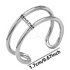 Stainless Steel Cuff Rings for Women AY9987-1-1