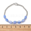304 Stainless Steel Beads Stretch Breacelets for Women BJEW-M054-01P-02-3
