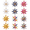 24Pcs 6 Colors Acrylic Rhinestone Pendants FIND-TA0002-79-2