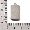 304 Stainless Steel Pendant Cabochon Settings STAS-H477-07P-3