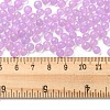 Luminous Glow in the Dark Transparent Glass Round Beads GLAA-F124-B01-5