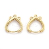Brass Huggie Hoop Earring Findings LS-EJEW-O107-02G-3