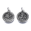 Tibetan Style Alloy Pendant Rhinestone Settings TIBE-N011-206-1
