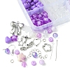 DIY Acrylic & Alloy Earring Jewelry Making Kits DIY-FS0007-30-3