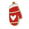 Christmas Theme Ion Plating(IP) 304 Stainless Steel Enamel Pendants STAS-Z083-06G-06-1