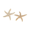Brass Micro Pave Clear Cubic Zirconia Pendants KK-G535-02A-G-2