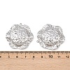 Hammered 304 Stainless Steel Pendants STAS-P424-07P-3