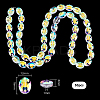 1 Strand Electroplate Glass Beads Strands GLAA-PH0004-31-2