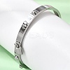 304 Stainless Steel Charm Bangles BJEW-H644-12P-3