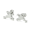 Non-Tarnish Cute Little Animal Theme 304 Stainless Steel Stud Earrings EJEW-B041-02H-P-1