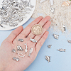 80Pcs 8 Style Tibetan Style Zinc Alloy Pendants TIBEP-SC0001-93-3