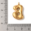 Ion Plating(IP) 304 Stainless Steel Pendants X-STAS-M017-08G-02-3