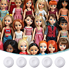 20 Pairs 5 Styles Natural Selenite Craft Doll Eye DIY-FH0009-64-6