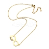 304 Stainless Steel Heart Infinity Pendant Necklaces for Women LS-NJEW-A012-02G-2