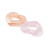 UV Plating Transparent Acrylic Beads OACR-Z013-09-3