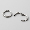 Stainless Steel Huggie Hoop Earrings with 316 Stainless Steeland Pins for Women EJEW-TAC0018-08A-2