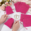 30Pcs Rectangle Velvet Drawstring Pouches TP-NB0001-61A-3