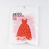 6/0 Opaque Colours Round Glass Seed Beads X-SEED-A010-4mm-50-3