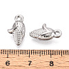 304 304 Stainless Steel Corn Charms STAS-T067-46P-3