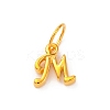 925 Sterling Silver Letter Charms with Jump Rings LS-STER-R008-01G-M-1