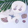 201 Stainless Steel Filigree Pendants STAS-FW0001-06-4