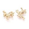 Brass Pendants KK-T081-13G-2