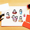 PVC Sakura Stamp DIY-WH0486-022-2