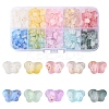 400Pcs 10 Colors Transparent Acrylic Beads OACR-FS0004-08-1