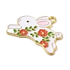 Alloy Enamel Pendants ENAM-Q507-18G-2