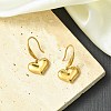 304 Stainless Steel Heart Dangle Earrings for Women LS-EJEW-G417-02G-3