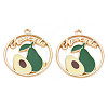 Alloy Enamel Pendants LS-ENAM-S126-114-NR-2