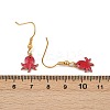 Ocean Series 304 Stainless Steel Enamel Dangle Earrings LS-EJEW-K017-01D-G-5