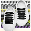 4Pcs 2 Colors Wave Pattern Polyester Shoelaces FIND-LP0008-82-3