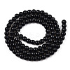 Opaque Solid Color Glass Beads Strands X-GLAA-T032-P8mm-01-3