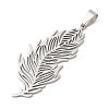 201 Stainless Steel Big Pendants STAS-Q341-21P-2