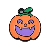 Halloween Theme Spray Painted Alloy Enamel Pendants PALLOY-D029-01E-RS-1