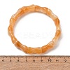 Bamboo Natural Topaz Jade Beads Stretch Bracelets for Women Men BJEW-K272-01Q-2