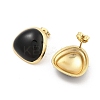 PVD Vacuum Plating Golden 304 Stainless Steel Stud Earrings for Women EJEW-Z068-06G-3