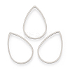 Tarnish Resistant 304 Stainless Steel Linking Rings LS-X-STAS-T047-16B-1